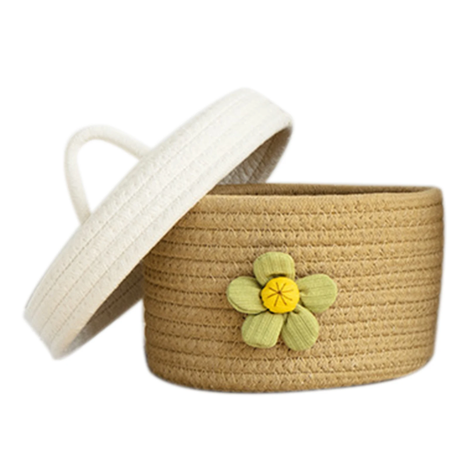 

Настольная корзина для хранения, маленькая разнообразная корзина, Женская декоративная плетеная корзина для дома