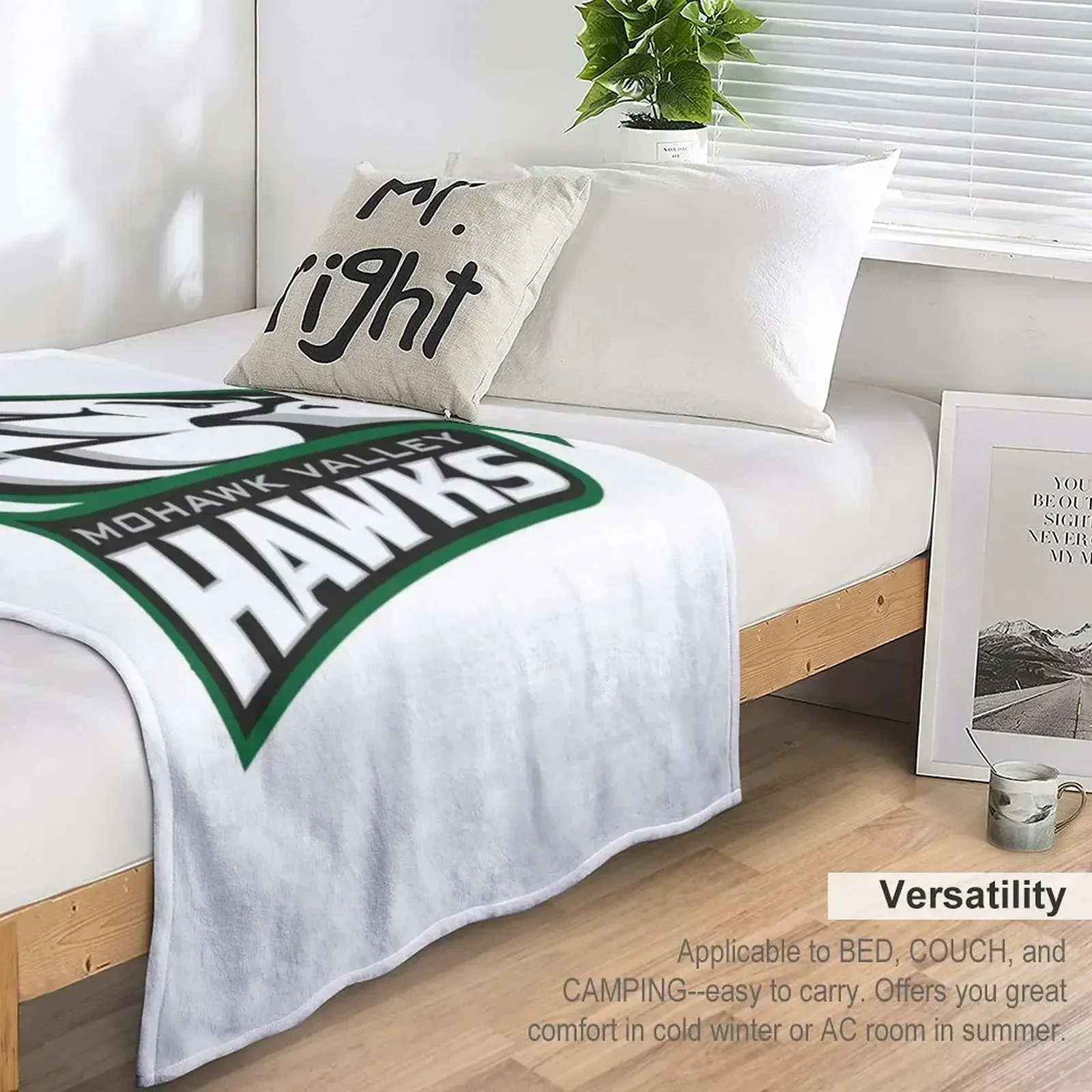 Одеяло Mohawk Valley Hawks тяжелое для сна Одеяла гигантского дивана