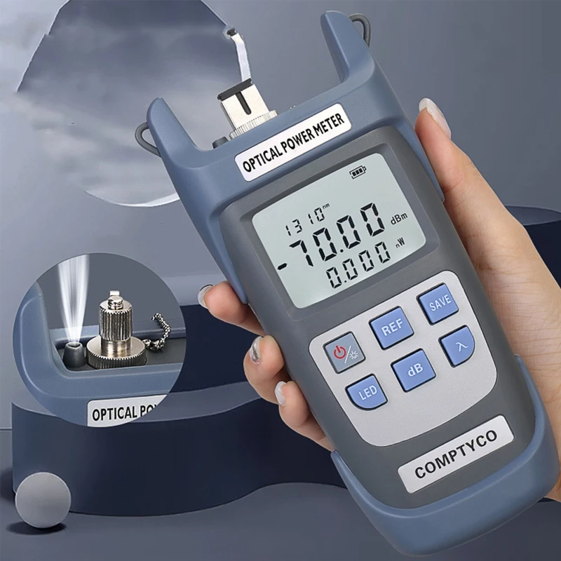 Tester for Fiber Cable Testing FC/SC/ST Universal Interface Optic Power Meter