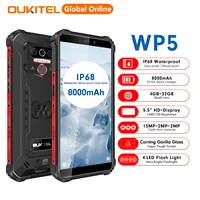 OUKITEL WP5 IP68 Waterproof Smartphone 8000mAh Android 10 0 Triple Camera Face Fingerprint 5 5 Inches 4GB 32GB Mobile Phones