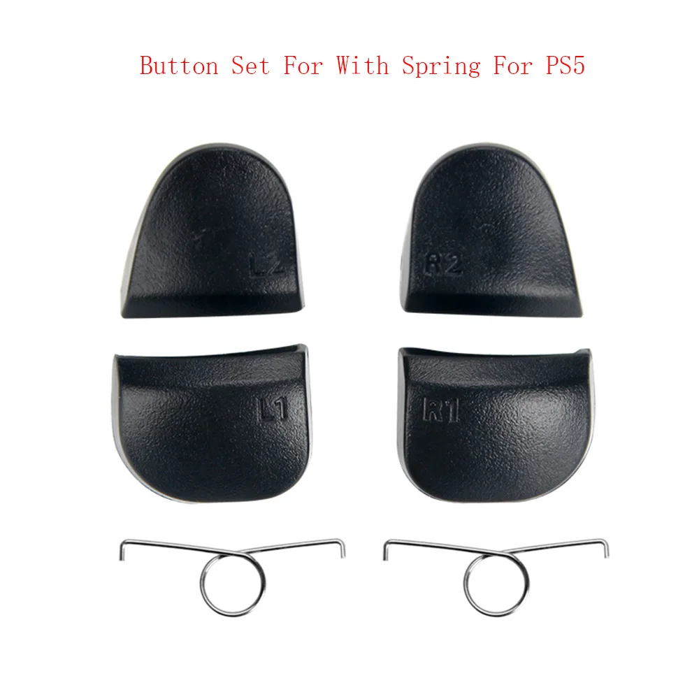 

Replacement New Set R1 R2 L1 L2 Button With Spring For PS5 PlayStation5 Ccontroller Repair Part