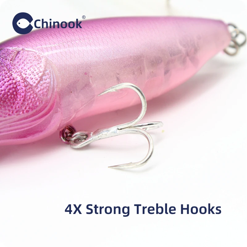 Фото Приманка для рыбалки Chinook Popper 78мм 14.8г, поверхностная приманка, искусственная жесткая приманка для ловли баса, окуня, щуки, buzzbait pop max. №5