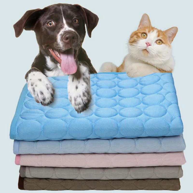 Охлаждающий коврик для собак подстилка домашних питомцев дышащая с