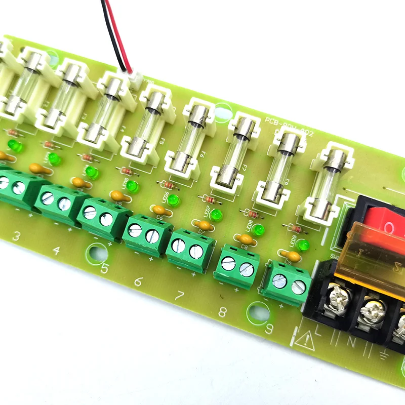 

5V12V 24V DC Power Distribution 4/9/18-way PCB Board Terminal Block CCTV power supply box,with smps 12v 5a/10a/15a