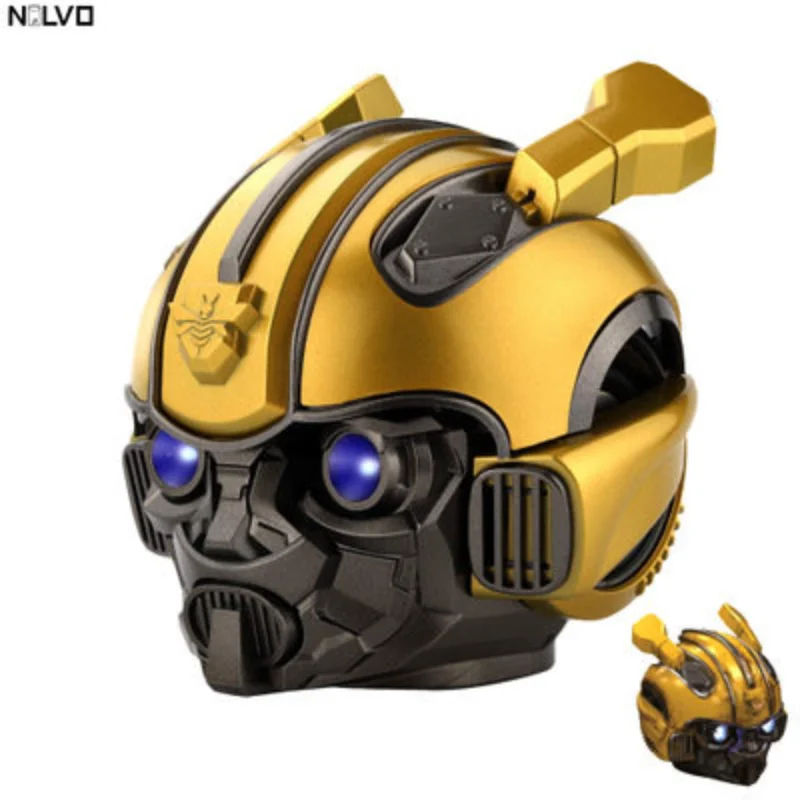 

Creative Cartoon Wireless Loudspeaker Box Bumblebee Bluetooth Speaker Dual Horn Loudspeaker Mini Surround Sound Subwoofer