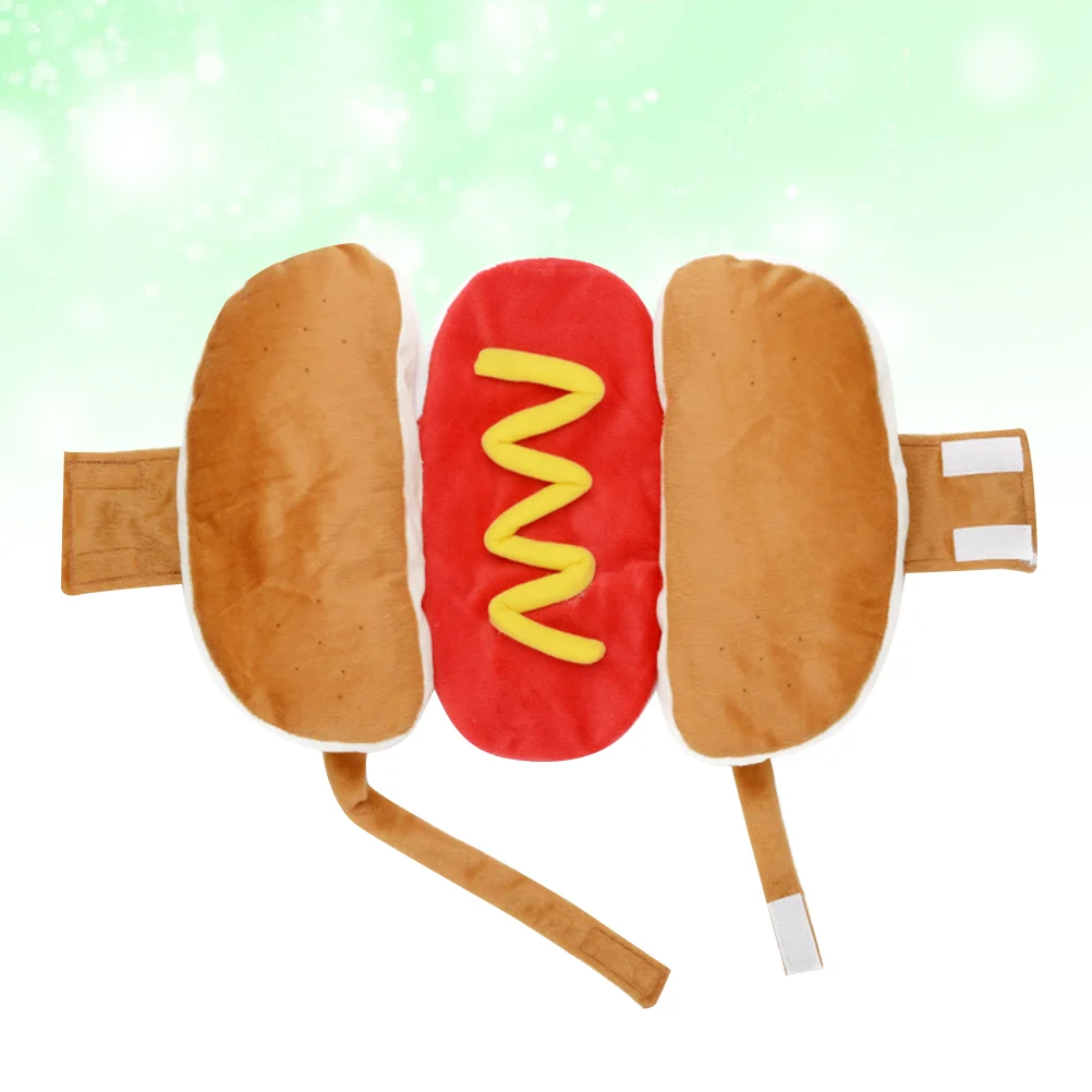 

Funny Warm Hot Dog Pet Costume Cosplay Clothes for Puppy Dog Cat Size