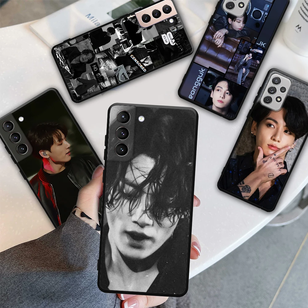 

For Samsung S22 Phone Case S21 S20 ultra pro plus S10 S9 Note 20 10 Ultra For Samsung phone Euphoria Jungkook KPOP Bumper Covers