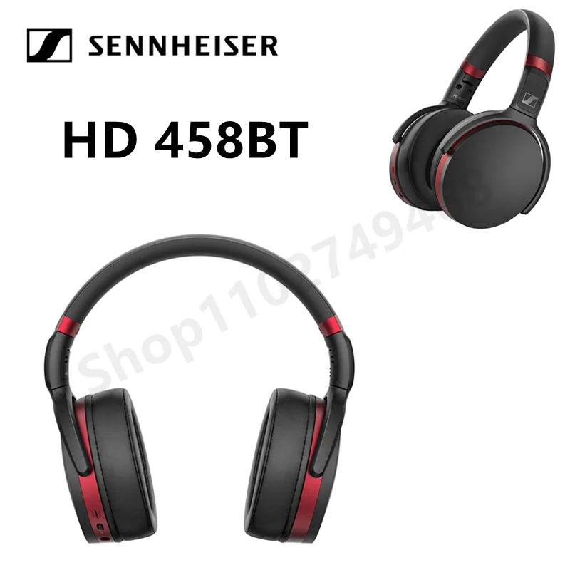 

Original Sennheiser HD 458BT Headset Wireless Bluetooth 5.0 Headphones Active Noise Reduction Folding Over-Ear Earphone HD458bt