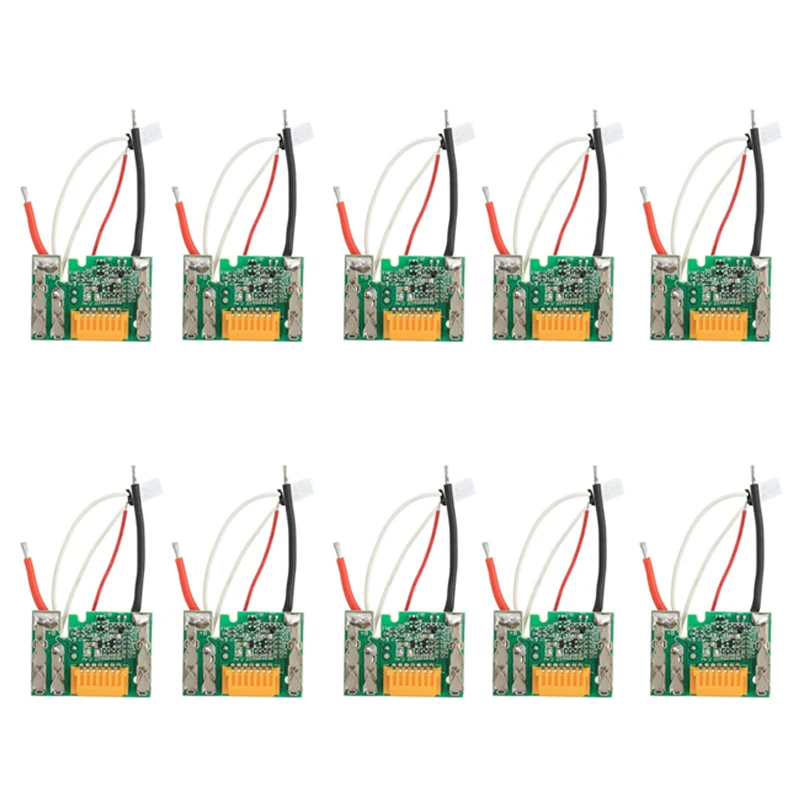 

Плата PCB с чипом аккумулятора 18 в, 10 шт., литий-ионная защита, замена для Makita BL1830 BL1840 BL1850 LXT400