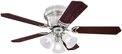 

Lighting 7231500 CONTEMPRA TRIO Indoor Ceiling Fan with Light, 42 Inch, BRASS
