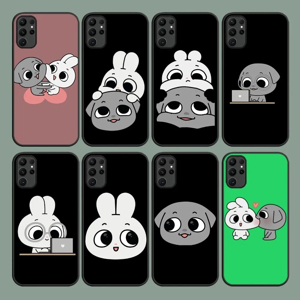 Милый мультяшный чехол для телефона K-Kkamang Samsung Galaxy S24 S22 S23 S30 Note 20 10 Plus Lite FE ULTRA Cover