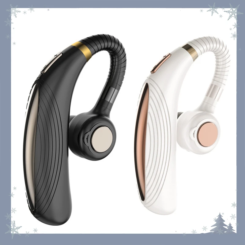 

Wireless Bluetooth-compatible Earphone Headset Headphones Earpiece Mobile Phone Hands-free 2.4GHZ Noise Reduction