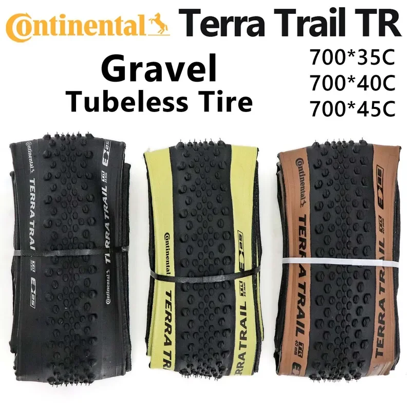 Continental Terra Trail 700c Бескамерная готовая шина Cyclocross Gravel 700x40/45c Шоссейный велосипед