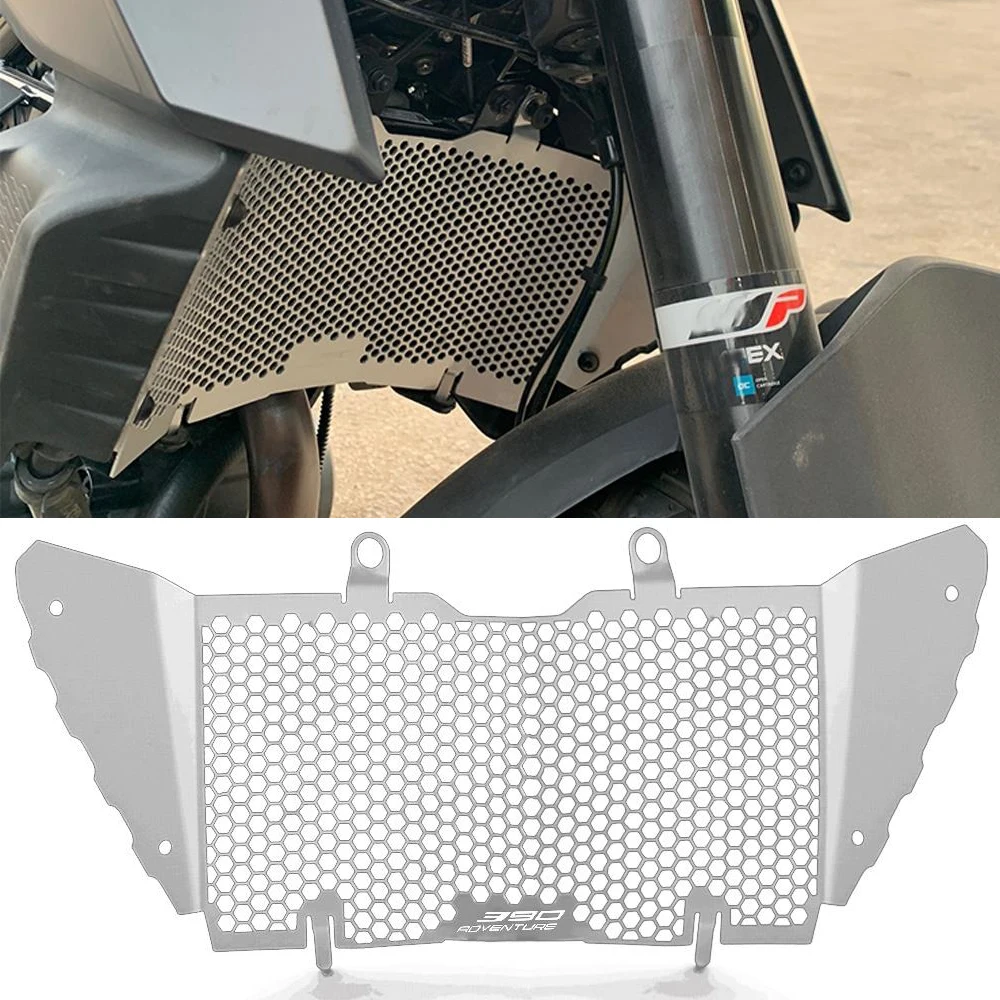 

FOR 390 ADVENTURE 390 ADV 2019 2020 2021 Motorcycle Radiator Grille Guard Cover Protector Brand New Black Aluminium Accessories