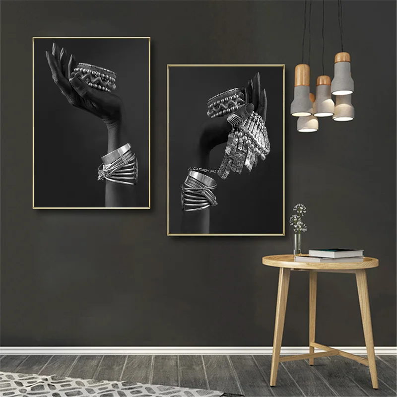 Большой Настенный Плакат для африканской женщины большая черная женщина