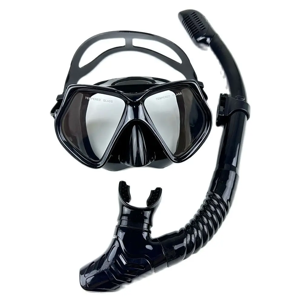 

Professional Scuba Diving Masks Snorkeling Set Adult Silicone Skirt Anti-Fog Goggles Glasses Swimming Pool Equipment