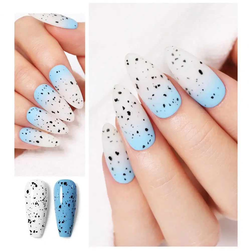 Nail Polish Gel Beauty Safe Smooth Glitter Eggshell Spotted Nail Art Polish for Women