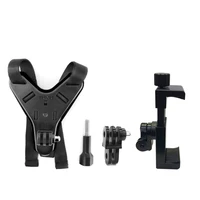 motorcycle helmet chin mobile phone camera holders stands for recorder ride dropship