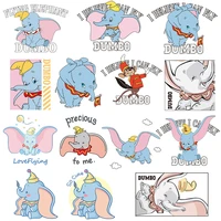 womenkids disney patches iron on transfer children patches cartoon dumbo thermal stickers for clothes diy heat transfer sticker