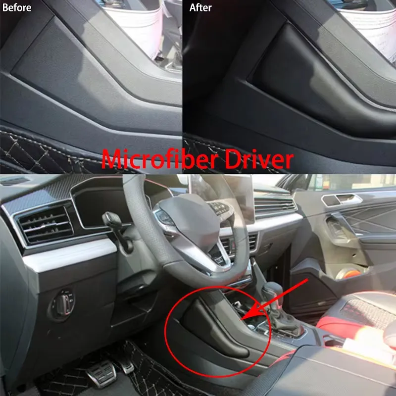 

Для Volkswagen VW Tiguan L AD1 MK2 2017 ~ 2024 автомобильный наколенник для ног из искусственной кожи, центральные подушки для отдыха, подушка для поддержки бедра, авто