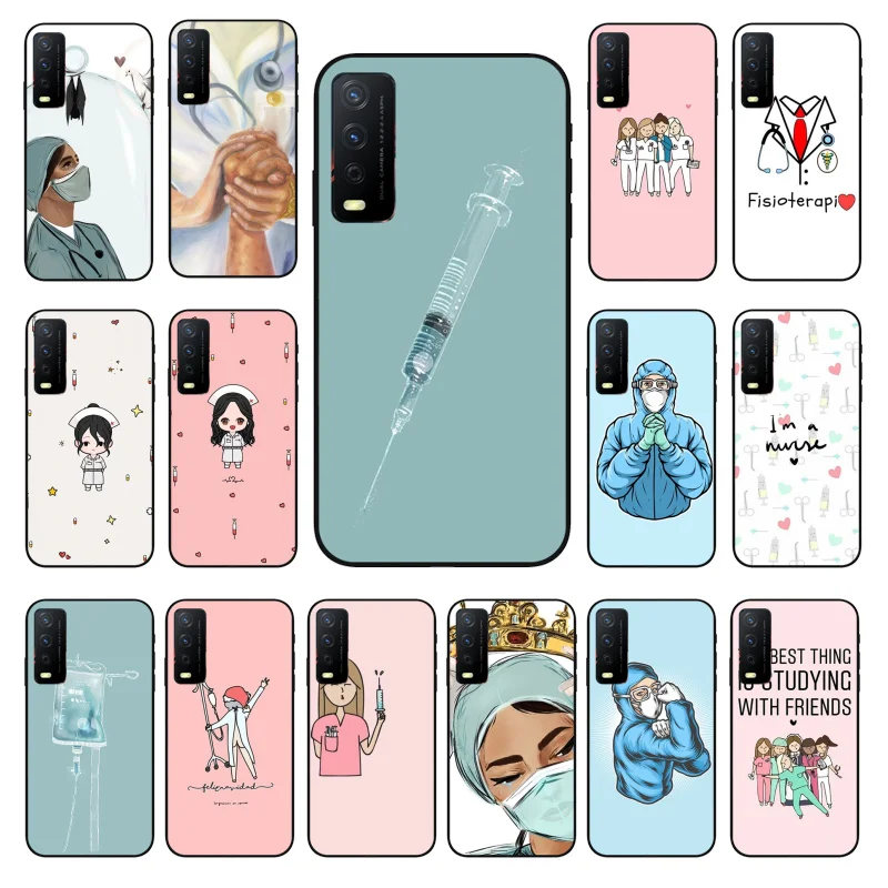 

Medicine Doctor Nurse Phone Case for VIVO Y31 Y21S Y21 Y15S Y53S Y11S Y12 V21 V21E Y20 Y70 1907 V17Neo Y21S Y33S Y72