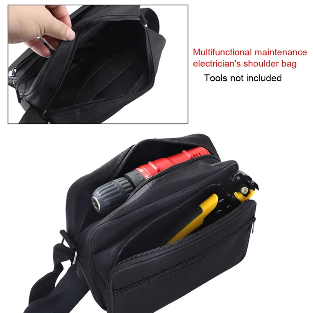 

Brand New Tool Bag Electrician Wear-resistant 24x12x19cm Accessories Canvas Heavy Duty Large Capacity Replacement