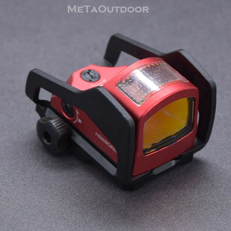 Тактический голографический отражающий прицел на солнечной батарее 1x с красной