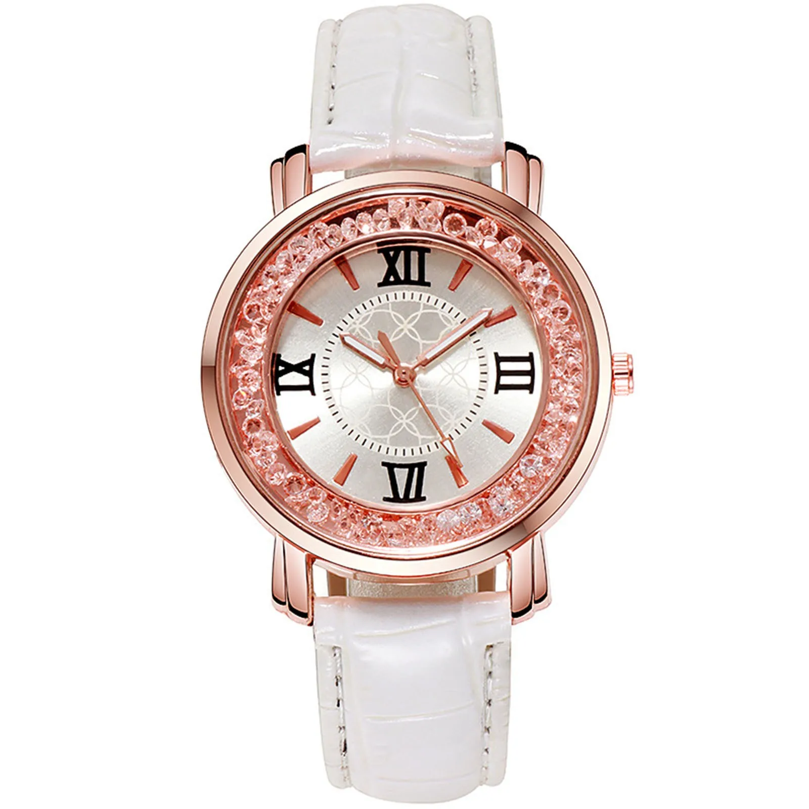 

Часы Relojes женские с кожаным ремешком, Модные Аналоговые кварцевые наручные, сплав