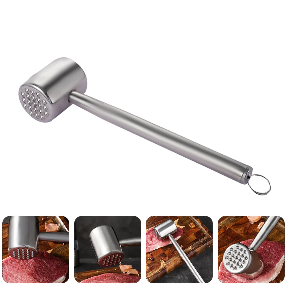 

Meat Tenderizer Hammer Pounder Mallet Poultry Kitchen Tool Tenderiser Tenderizers Beef Chicken Tenderizing Softener Double Metal