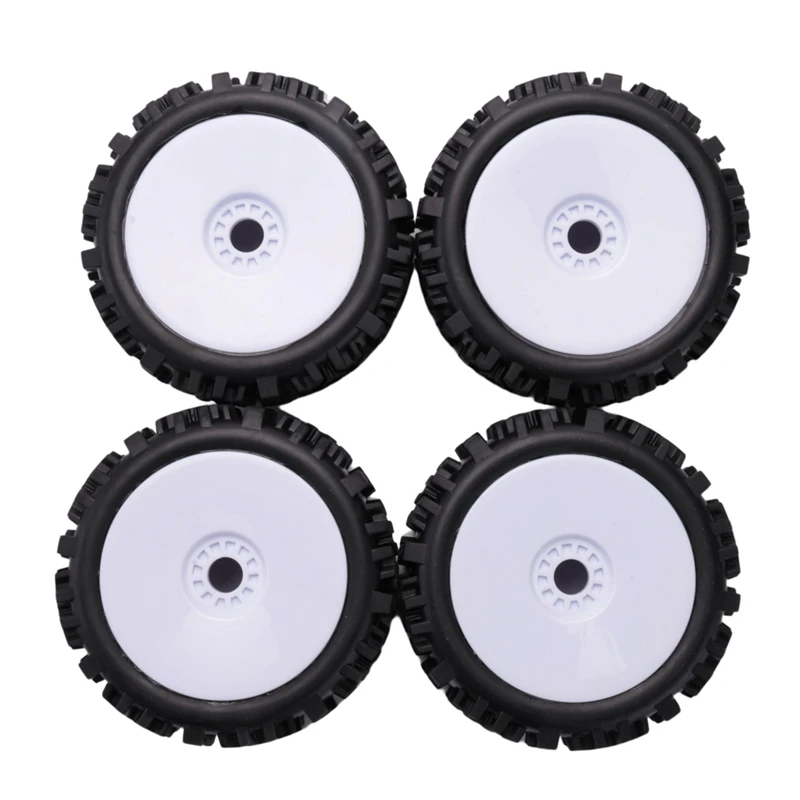 Колесный обод ступицы 4X17 мм и шина с глубокими зубьями для внедорожника 1/8 года, Радиоуправляемый автомобильный Багги Redcat Team Losi VRX HPI Kyosho HSP Hobao Carson