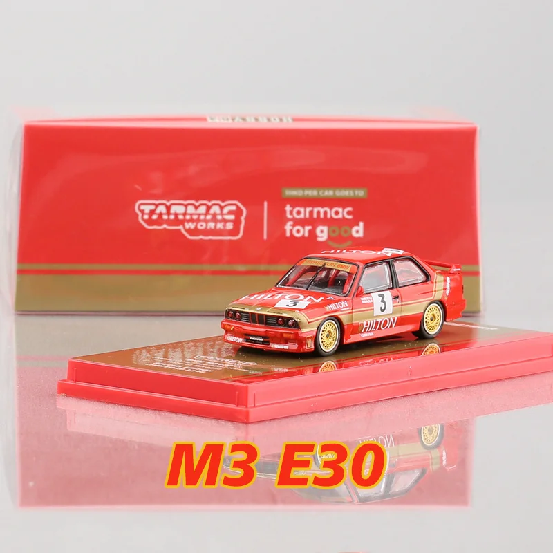 

TW 1:64 M3 E30 1987 Macao Car Model Guia Winner Alloy Diorama Collection Miniature Carros Toys Tarmac Works