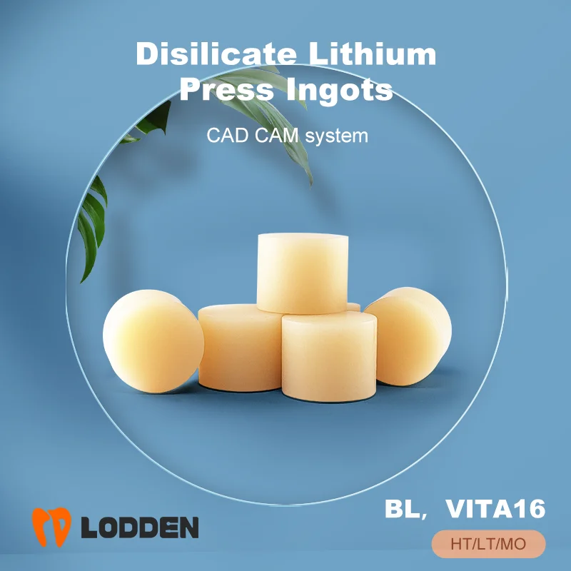 

10pcs/box Dental Lab Lithium Disilicate Press Ingots LT/HT Glass Ceramic Ingot for CAD CAM milling system