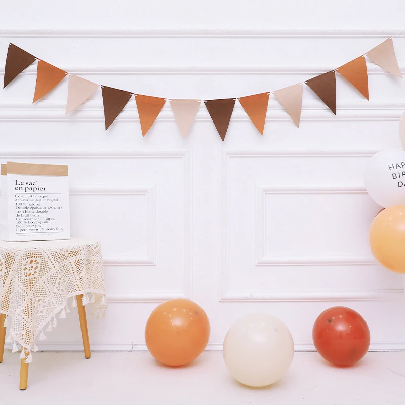 Фетровый флаг 3 м баннер тканевый разноцветный флажок искусственные гирлянды