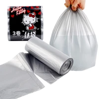 hellokitty disposable flat garbage bag kitchen toilet living room household office 3 pack thick cartoon kawaii household items