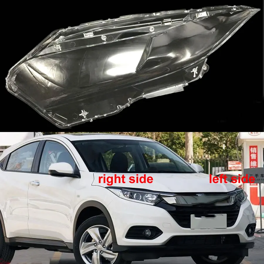 Made For Honda Vezel 2019 2020 Halogen Headlamps Cover Lampshade Headlight Shell Cover Lens Plexiglass Replace Original