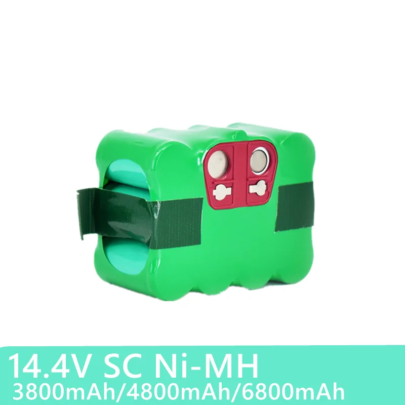 14.4V SC Ni-MH rechargeable battery pack 6800mAh Vacuum Cleaner Sweeping Robot for KV8 XR210 XR510 XR210A XR210B XR510B XR510D