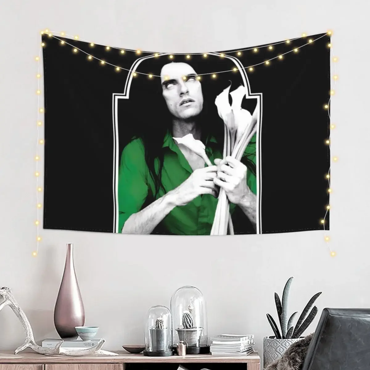 Тип O Negative Band Peter Steele Зеленый гроб Type Гобелен с отрицательной Настенный декор