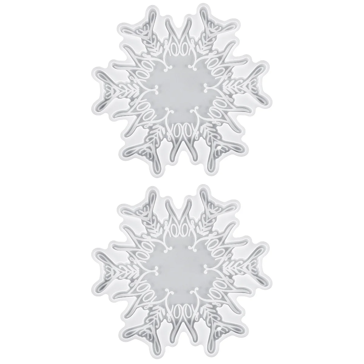 

Mold Cup Diy Pad Snowflake Craft Coaster Handmade Mat Tray Casting Holder Coffee Accessories Making Coasters Protection Tabletop