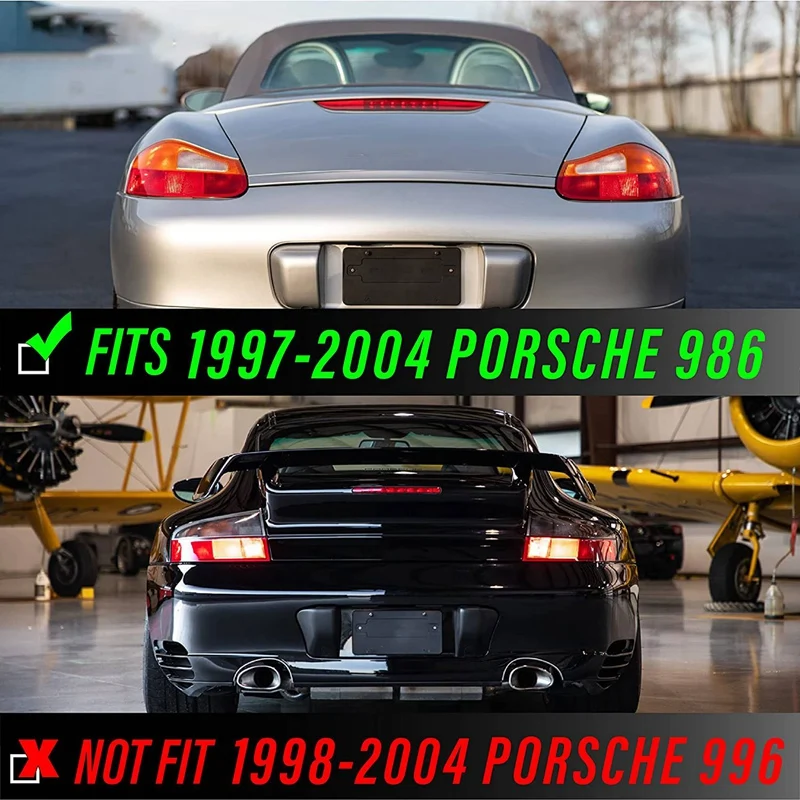 Третья третья Тормозная система для Porsche Boxster Roadster 986 1997-2004 98663105000 красный