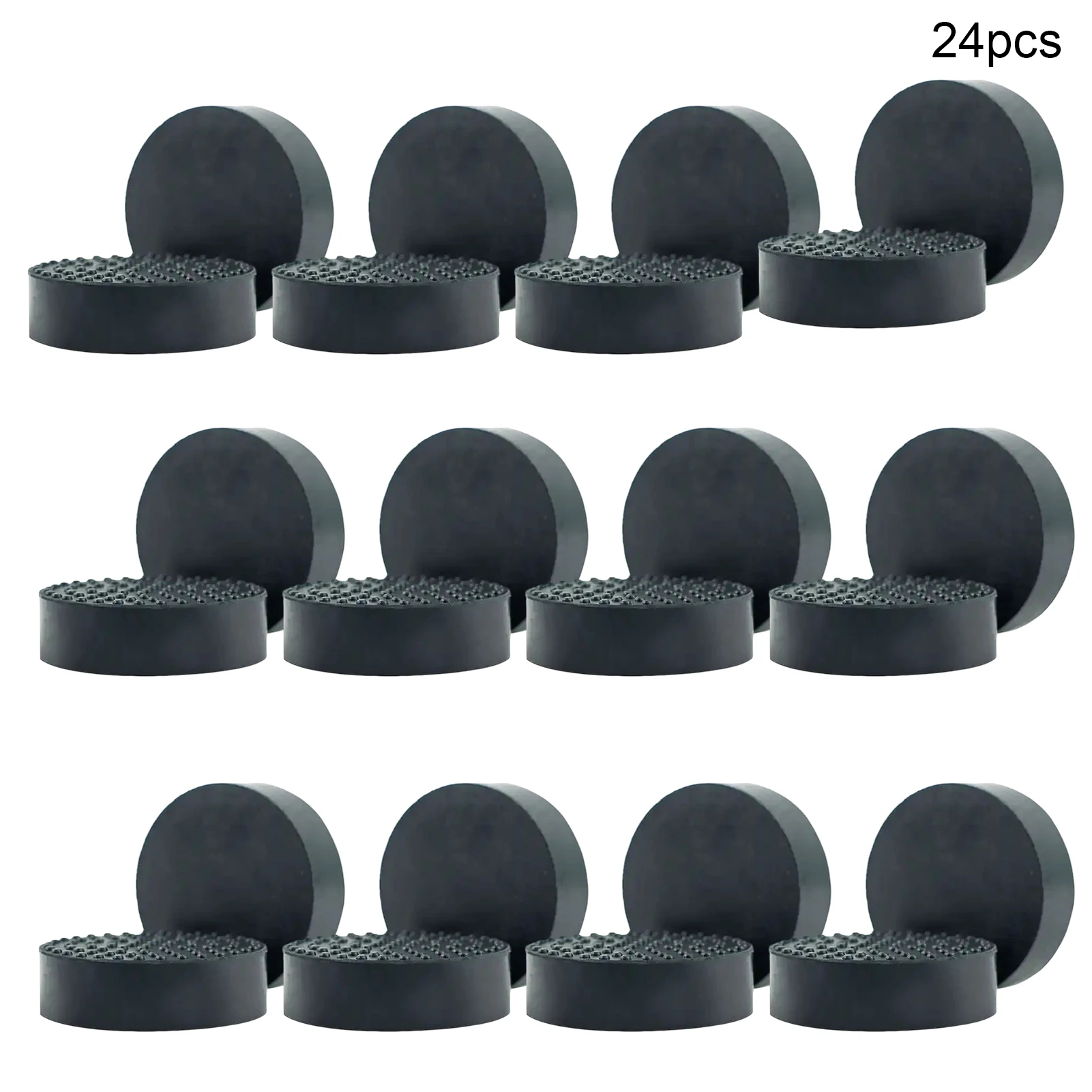 

24pcs Garden Supplies Pot Risers Non-Slip Patios Rubber Air Circulation Decks Invisible For Outdoor Flowers Stable