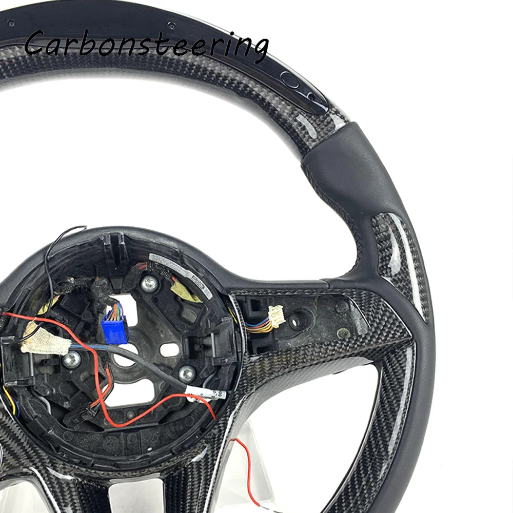 e akcesoria samochodowe do Alfa Romeo 2014-2017 Giulia Stelvio Dostosowana kierownica z włókna węglowego Możliwość dostosowania wyświetlacza
