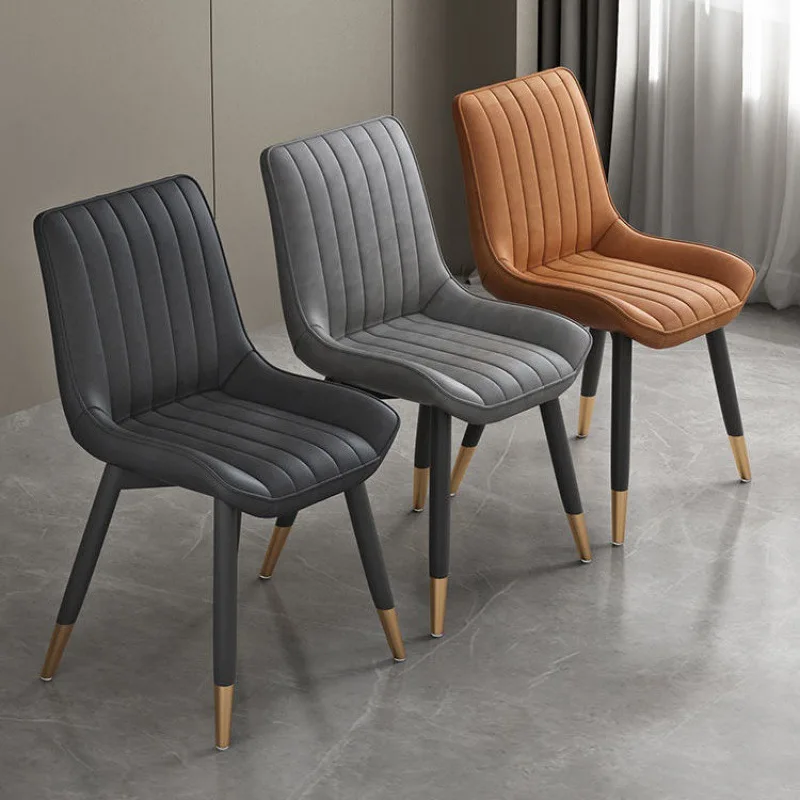 

Скандинавский обеденный стул, роскошный стул со спинкой, современный минималистичный стул для макияжа