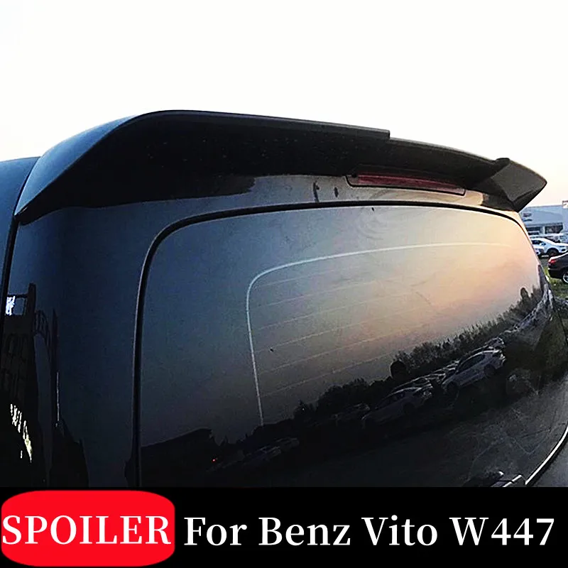 

Rear Roof Trunk Lid Car Spoiler Wings For 2016-2020 Mercedes-Benz Vito W447 V250 V260 ABS Plastic Exterior Tuning Accessories