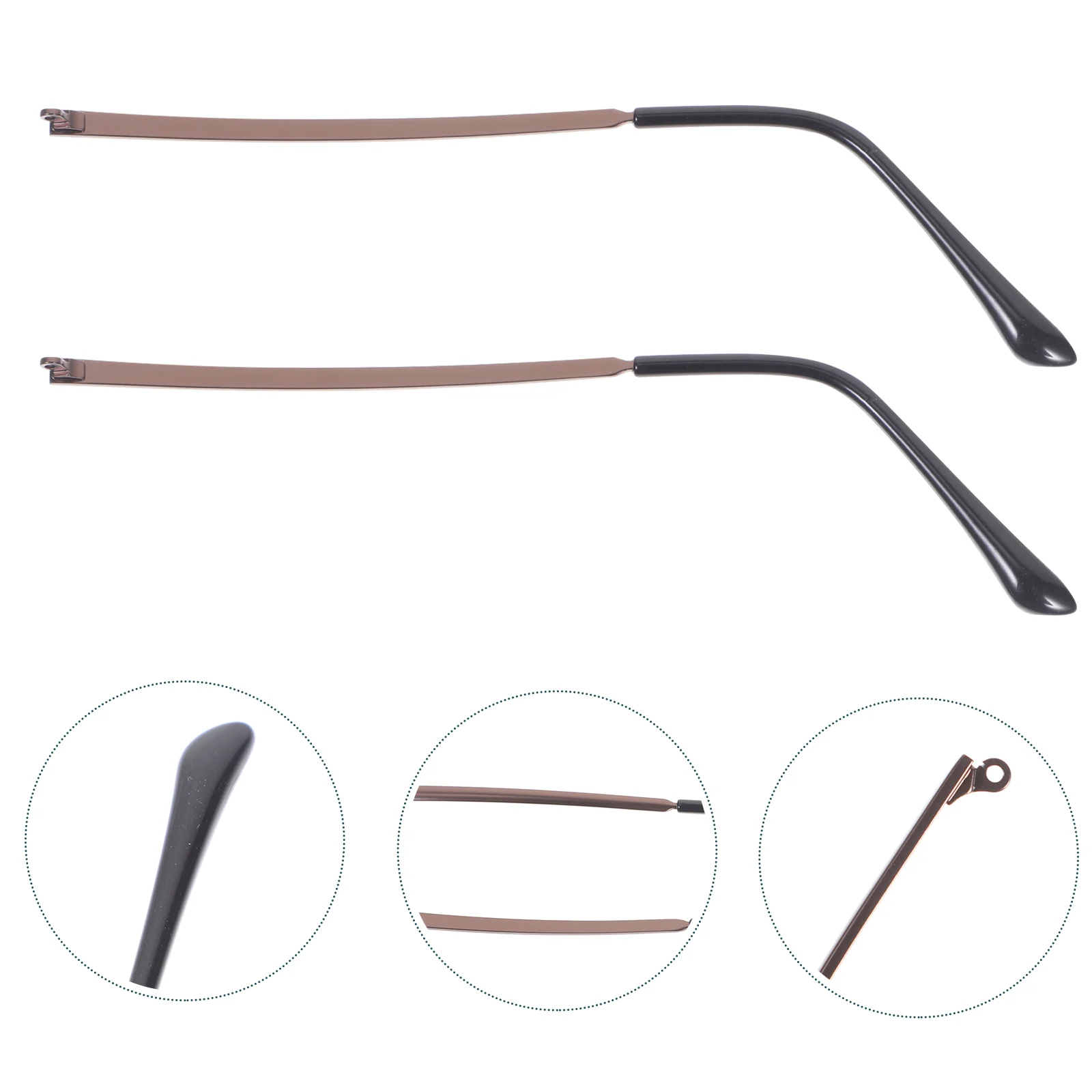

Eyeglass Replacement Temples Eyeglasses Arms Legs Sunglasses Womans Metal Snaps Eyewear Frame