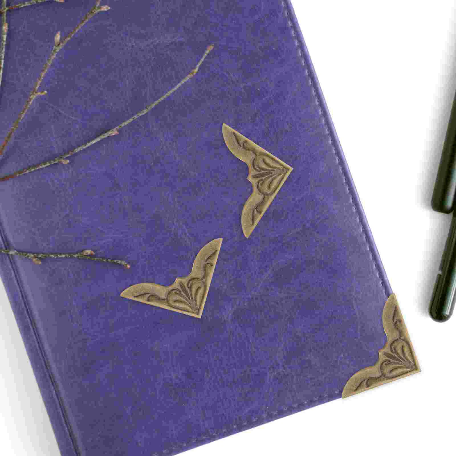 

30 Pcs Protector Notebook Corner Books Edge Guard Iron Metal Furniture Decorative Covers