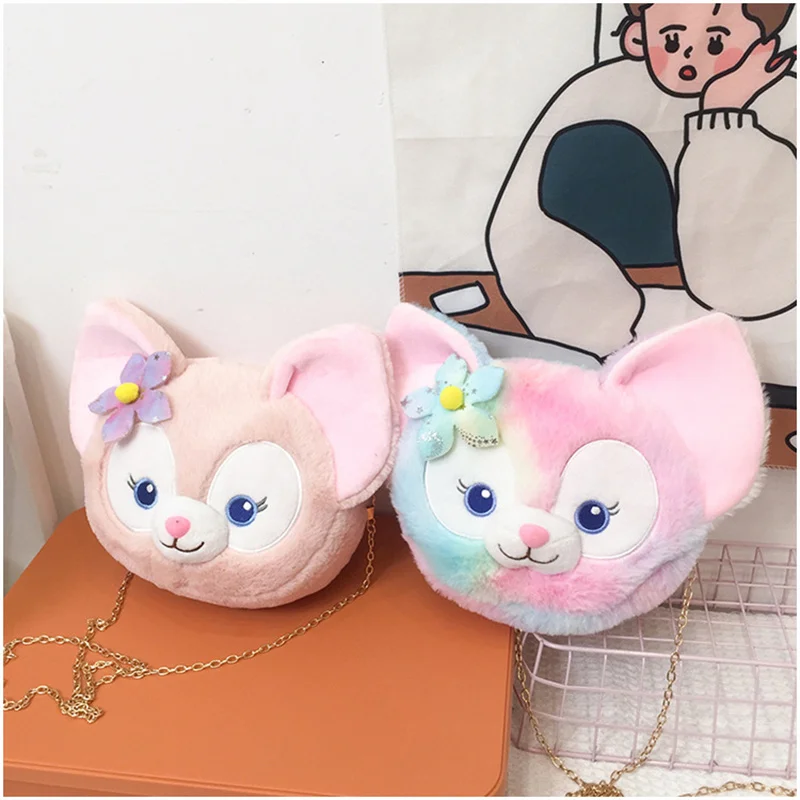 

Аниме фигурки героев Диснея Linabell, игрушки для детей, двухмерные периферийные плюшевые сумки, милая розовая сумка для девочек, подарок на ден...