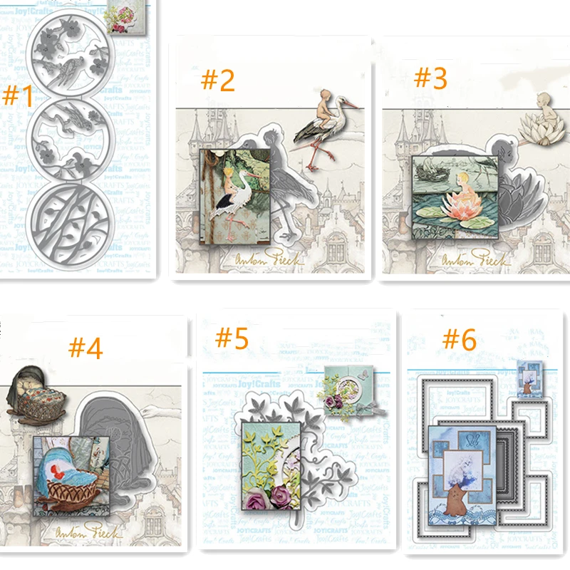 

Exquisite Flora And Fauna Series Metal Cutting Die Scrapbook Diary Decoration Embossing Template DIY Greeting Card Handmade