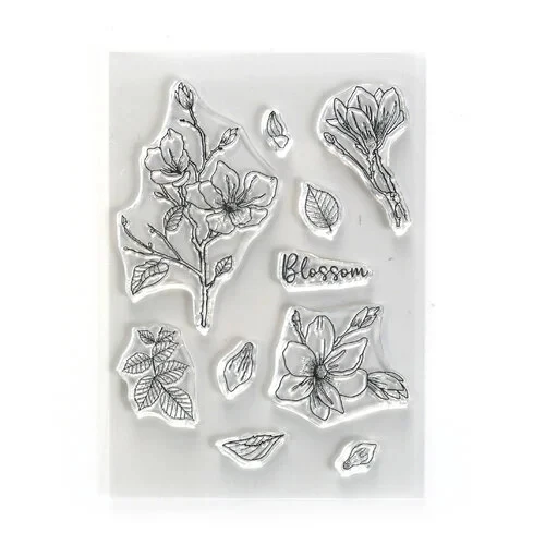 

Spring Sprigs Photopolymer Stamp Set is a graceful way to add a delicate touch of floral to a card, a scrapbook page, or any pap
