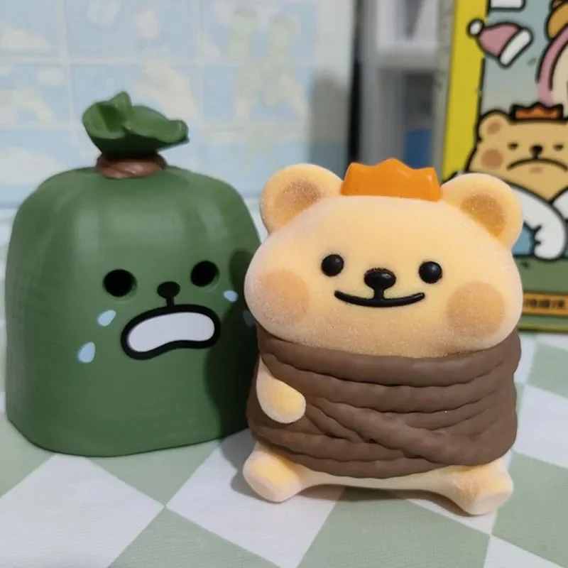 Медведь Червь Серия EasyLife Слепая Коробка Аниме Фигурка Угадай Сумка Милая Кукла