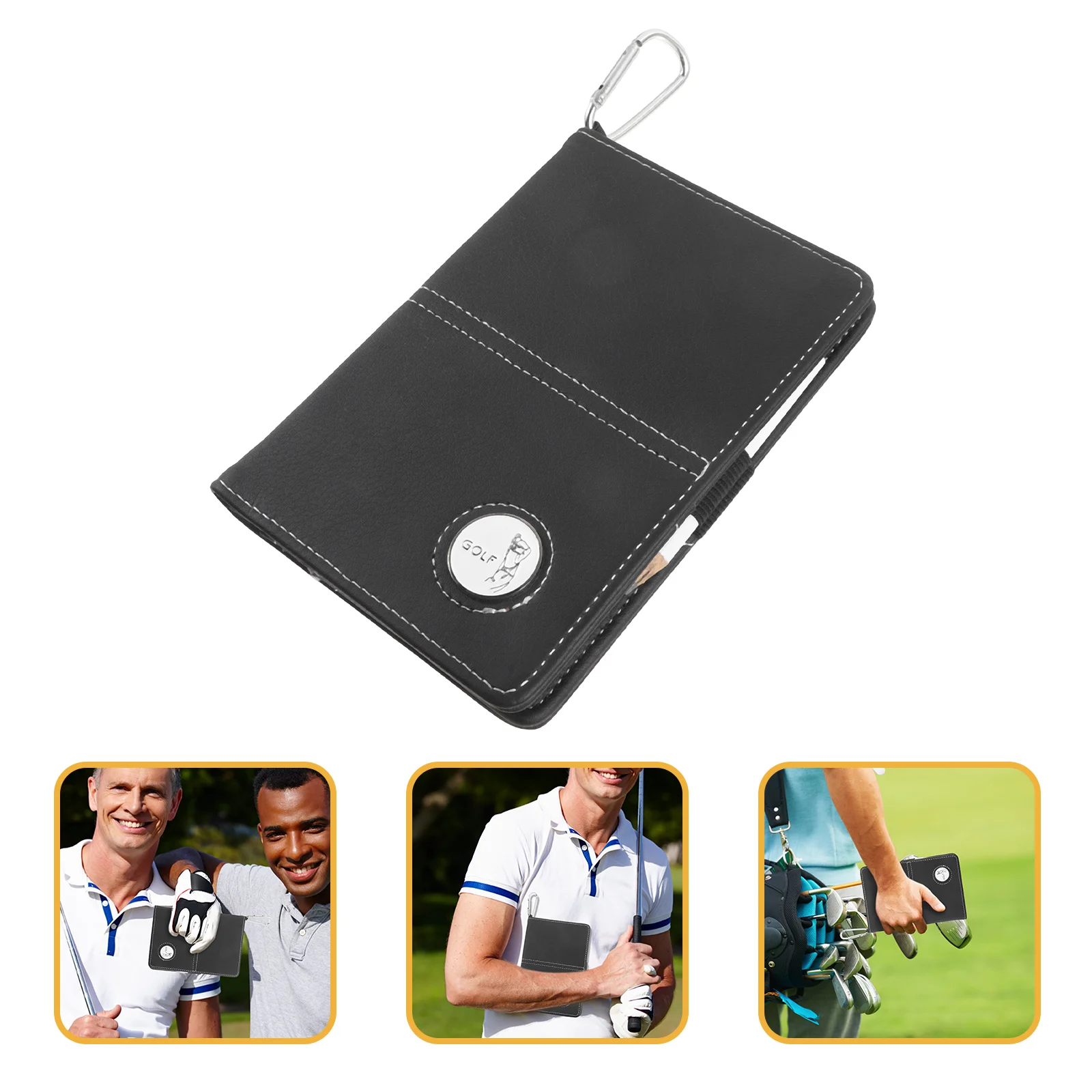 Легкий портативный держатель для клюшек Golf Scorebook записывающее устройство гольфа